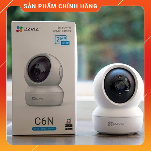 Camera IP không dây 2.0 Megapixel EZVIZ CS-C6N 1080P (A0-1C2WFR) - Đàm thoại 2 chiều - Quay quét - Hàng chính hãng