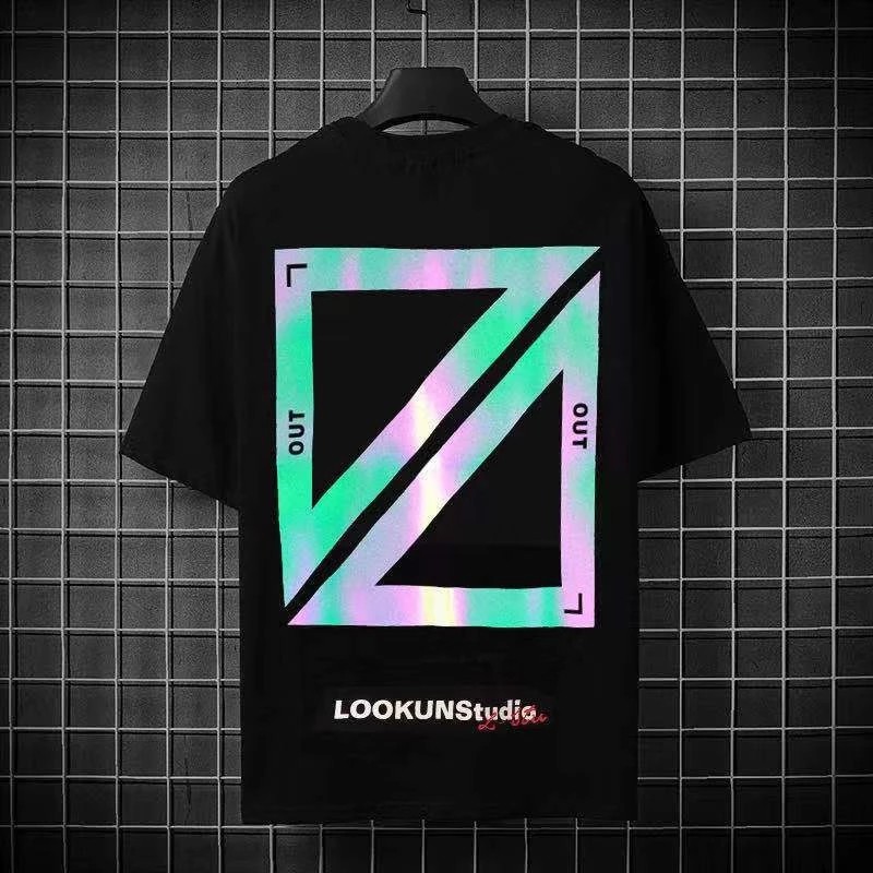 Áo thun Stee Phản quang 7 màu LOOKUNS Unisex