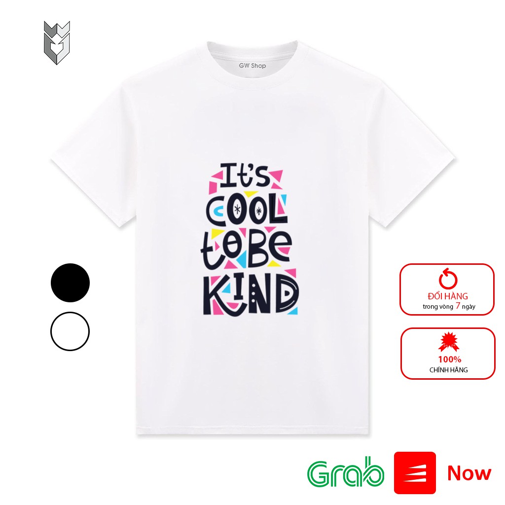 Áo Thun nam nữ unisex in chữ Color cool, áo thun ngắn tay cotton co dãn - GW Shop
