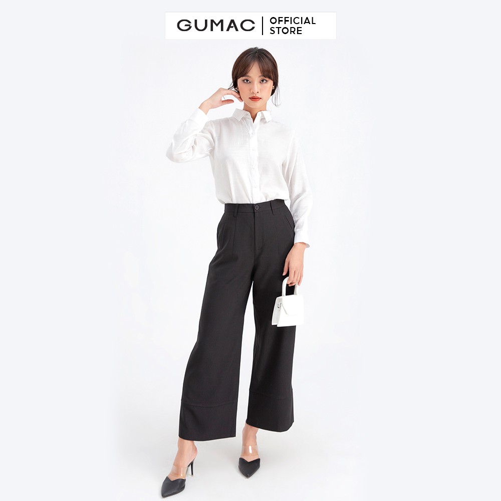 [Mã WABRGM11 giảm 10% đơn 250K] Áo sơ mi cơ bản GUMAC AB659 | BigBuy360 - bigbuy360.vn