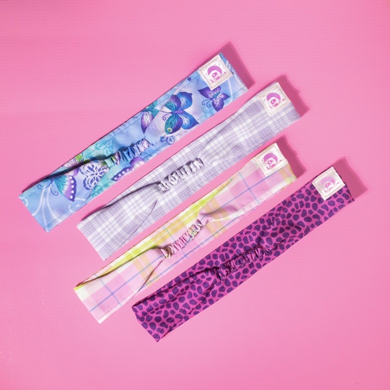 Headband Hè cài tóc vải xinh kẻ nhiều màu | mignonne