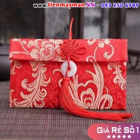 Bao Lì Xì Vải Gấm Cao Cấp - Bao Dọc - Bao Ngang