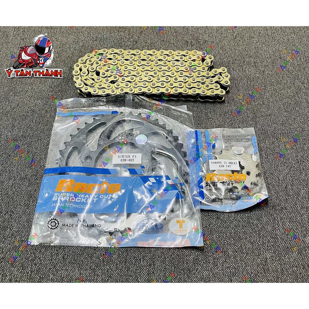 nhông sên đĩa recto xe sirius Fi 0593