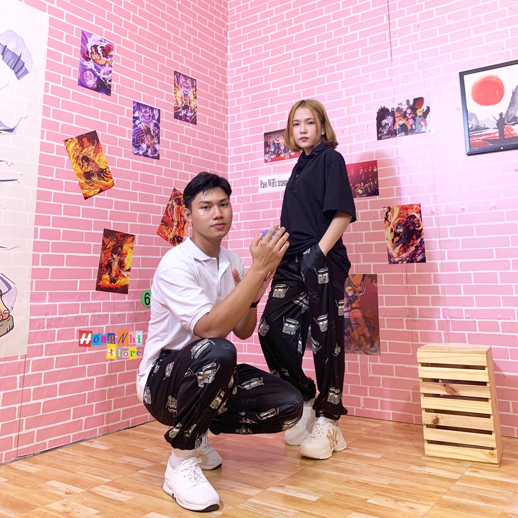 Quần Hoạt Hình Dài Bo Lai Hộp BMO Cartoon Pant V2 Oversize Ulzzang Unisex - MM