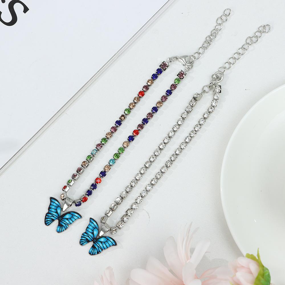 Lắc Chân Hình Bướm Thời Trang Mùa Hè Có Thể Điều Chỉnh