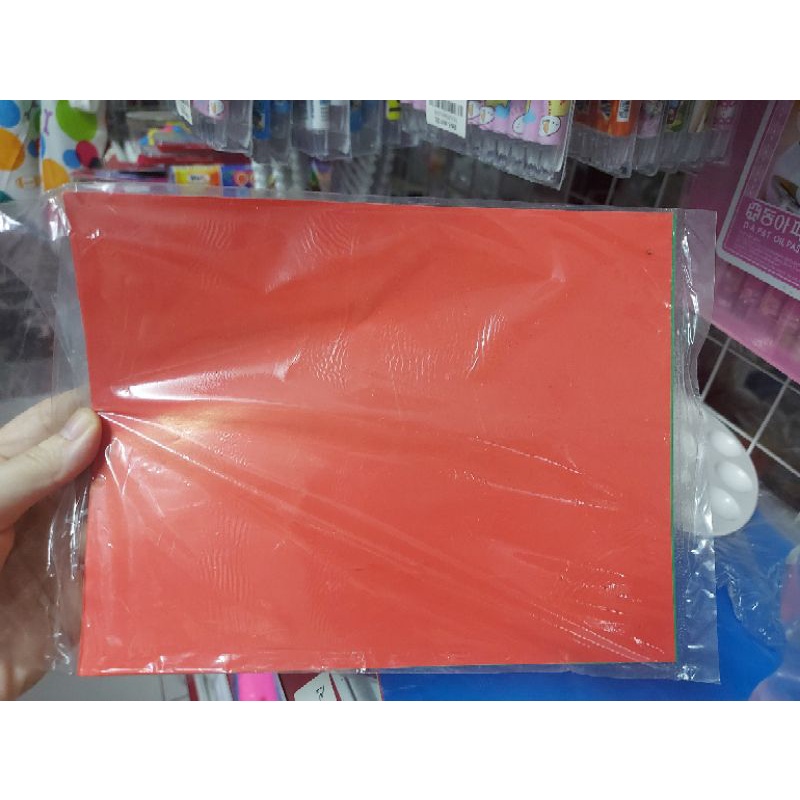 Xấp giấy thủ công có keo/không keo đủ màu