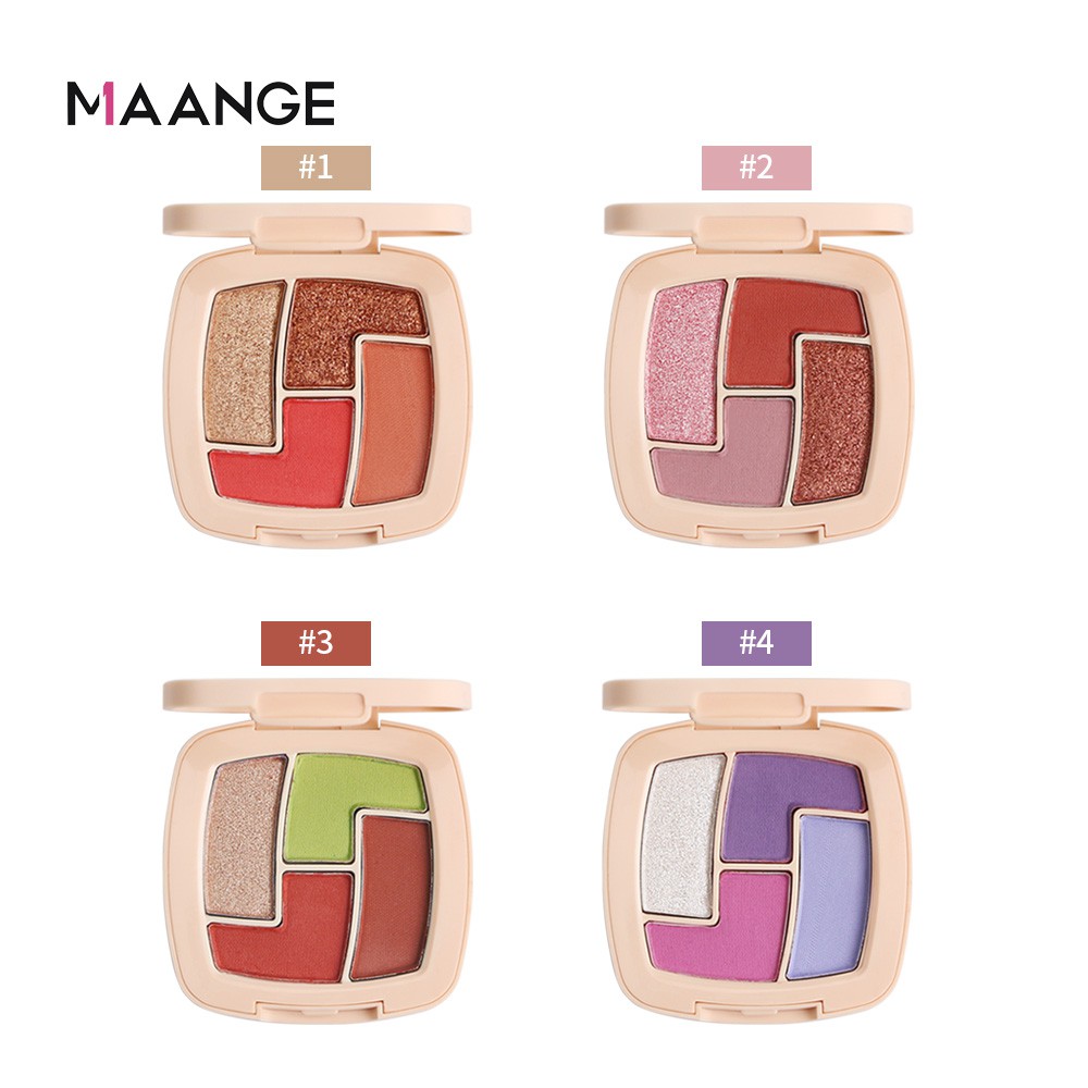 Bảng Phấn Mắt MAANGE Mini 4 Màu Không Thấm Nước 21g | BigBuy360 - bigbuy360.vn