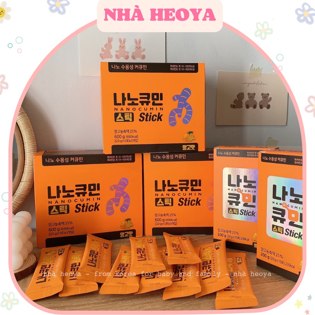 THẠCH NGHỆ GON NANO JELLY CUMIN VỊ XOÀI CHÍNH HÃNG HÀN QUỐC
