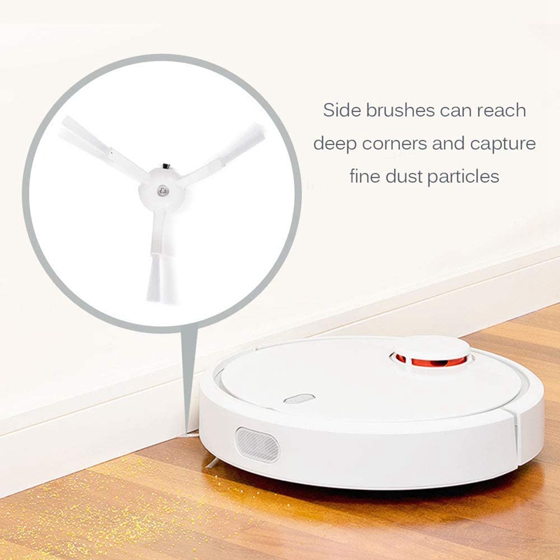 Bộ Bàn Chải Và Màng Lọc Cho Robot Hút Bụi Xiaomi Roborock S50 S51 E25 S5 E20 Roborock