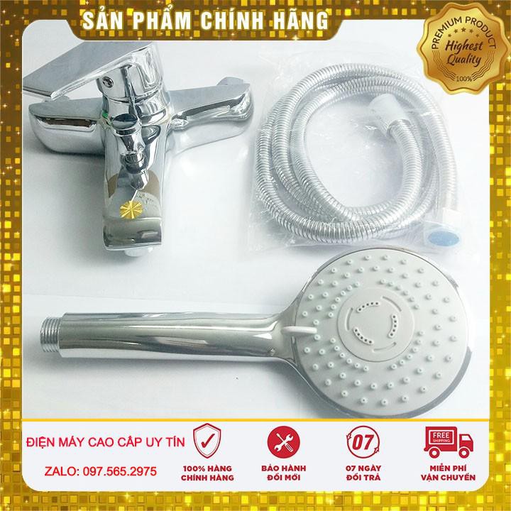 Bộ Vòi Sen Tắm Nóng Lạnh - Bộ Sen Vòi Đồng Mạ Crom Cao Cấp, hàng không gỉ Chính hãng