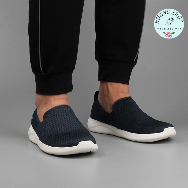 Giày lười Literide Slipon Nam lưới êm nhẹ, đế ma sát chống trơn trượt