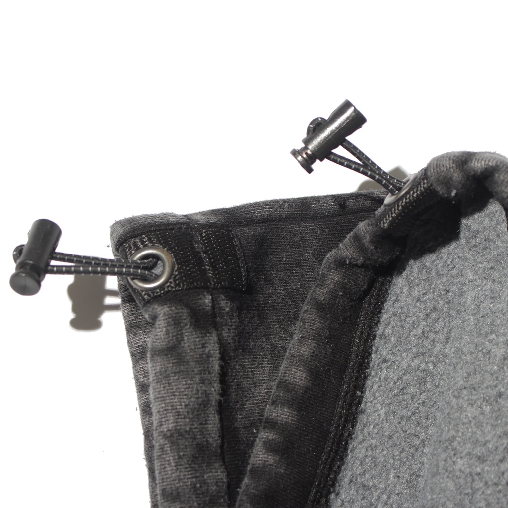 Quần Dài Nỉ Washed Đen Essential Pants by Xfire