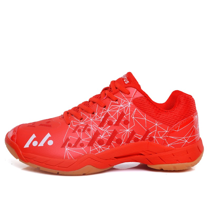 Giày Đánh Cầu Lông YOZOH Unisex Màu Đỏ Size 35 - 45