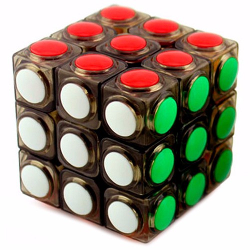 Rubik 3x3 Chấm Bi - Rubic 3 Tầng Stickerless (RB003)