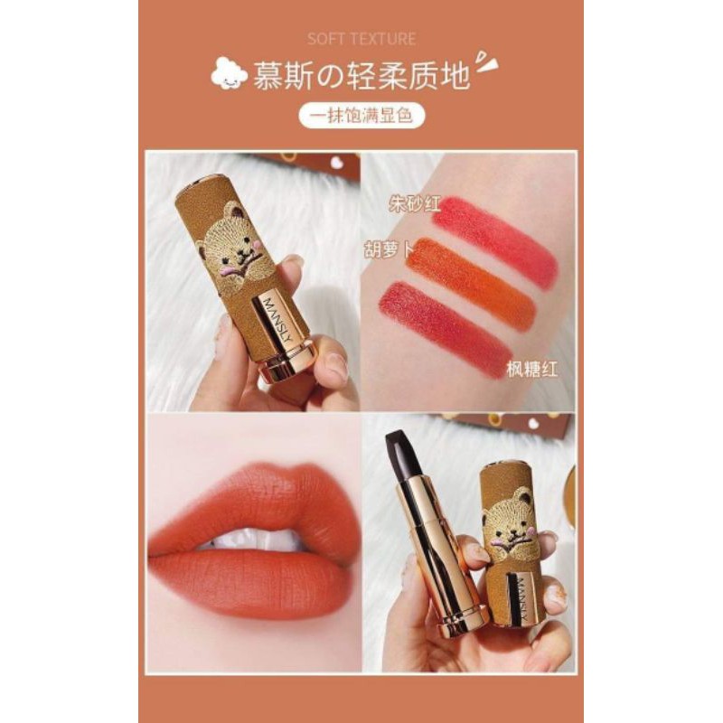 ☘️ SET PHẤN NƯỚC + SON THỎI ĐỔI 3 MÀU MANSLY   💕💕 | BigBuy360 - bigbuy360.vn