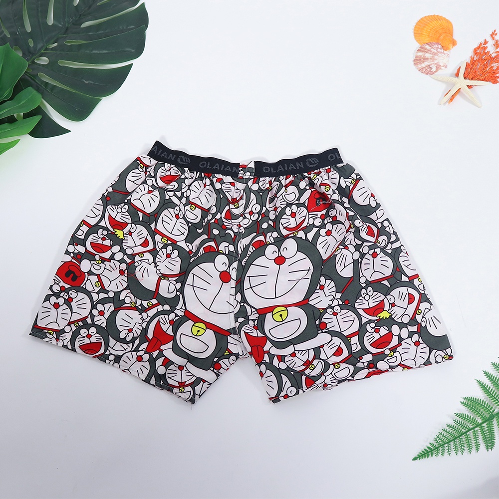 Quần đùi ngủ nam, quần mặc nhà đẹp cho nam Lưng Thun co giãn thoải mái, chất liệu Kate Cao Cấp - Màu ngẫu nhiên