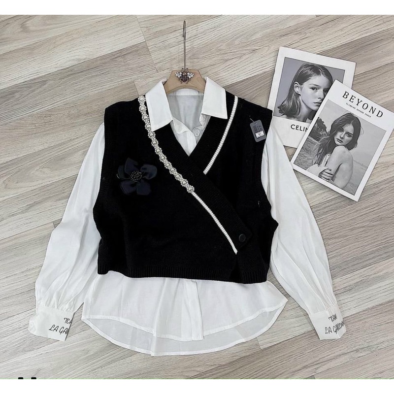 ⭐áo sơmi -  gile⭐️