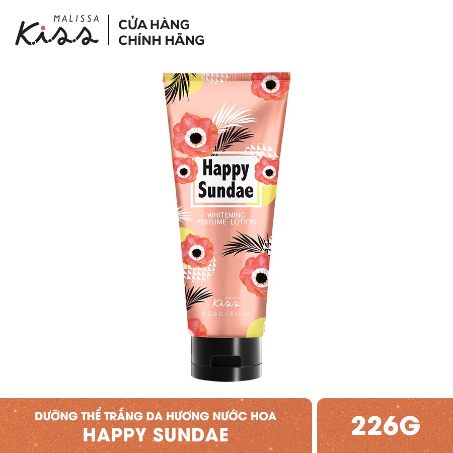 Sữa Dưỡng Trắng Da Toàn Thân Hương Nước Hoa Happy Sundae 226g