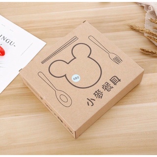 Bộ bát thìa mickey lúa mạch cho bé tập ăn dặm