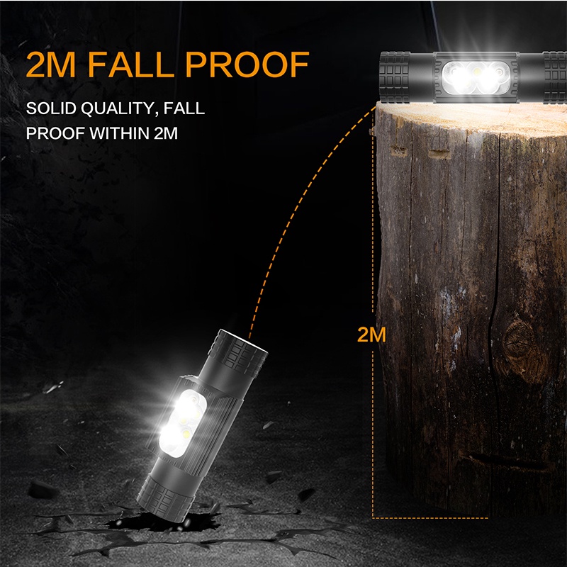 Đèn pha led SOFIRN H25A 5 bóng * 30W 2400 lumen chống nước IP66 có thể sạc lại cho hoạt động ngoài trời
