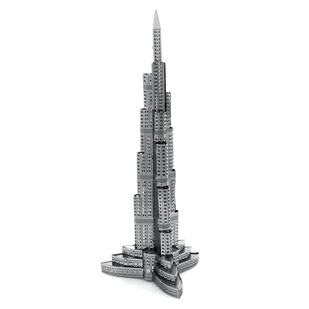 Mô Hình Lắp Ráp 3D Kim Loại - Burj Khalifa