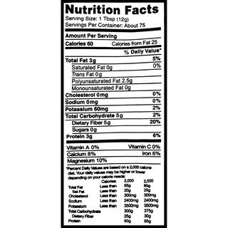 HẠT CHIA ĐEN NUTIVA MỸ ORGANIC 907g