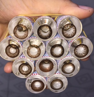 Lens mắt màu choco