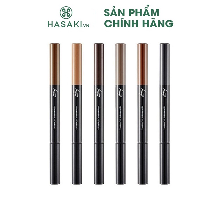 Chì kẻ mày trang điểm chân mày lông mày The Face Shop fmgt Designing Eyebrow Pencil