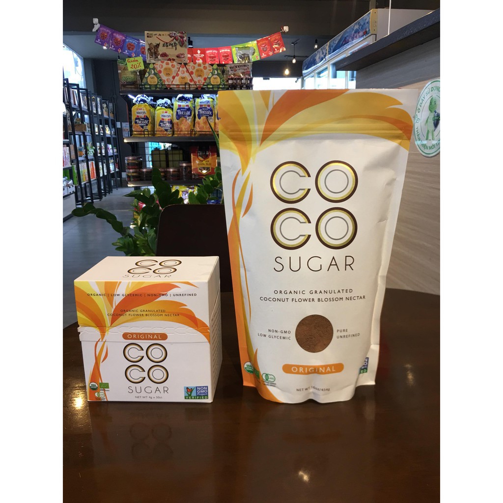 Đường Mật Hoa Dừa Hữu Cơ Organic Coconut Flower Sugar 454g