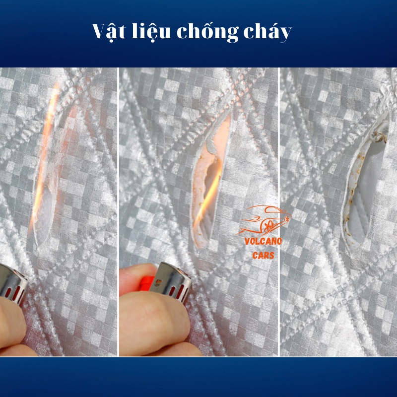 Tấm chắn nắng kính lái dạng miếng dày 3 lớp tráng bạc chống tia UV, chống nắng nóng cho ô tô xe hơi