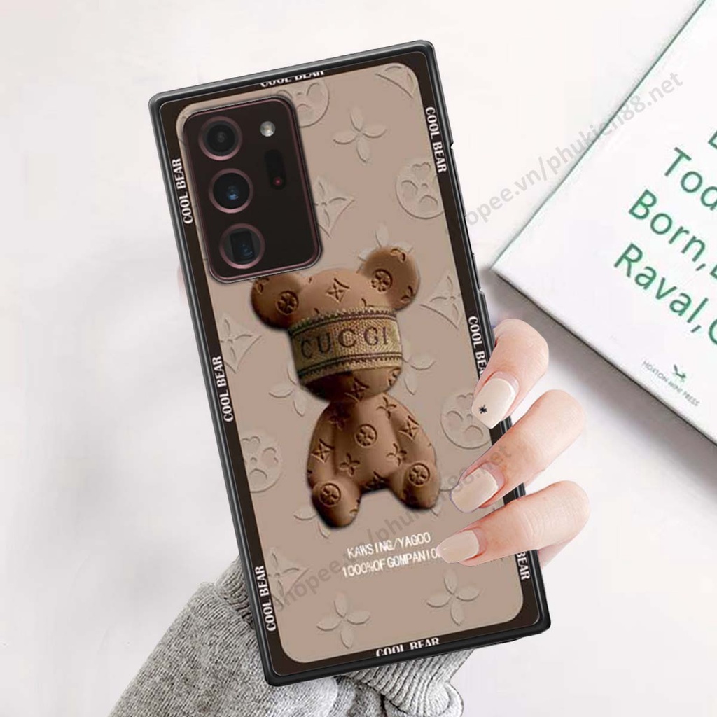 Ốp Samsung Note 20 Plus / Note 20 Ultra / Note 20+ bear, k@ws thương hiệu phong cách ốp lưng thời trang cao cấp