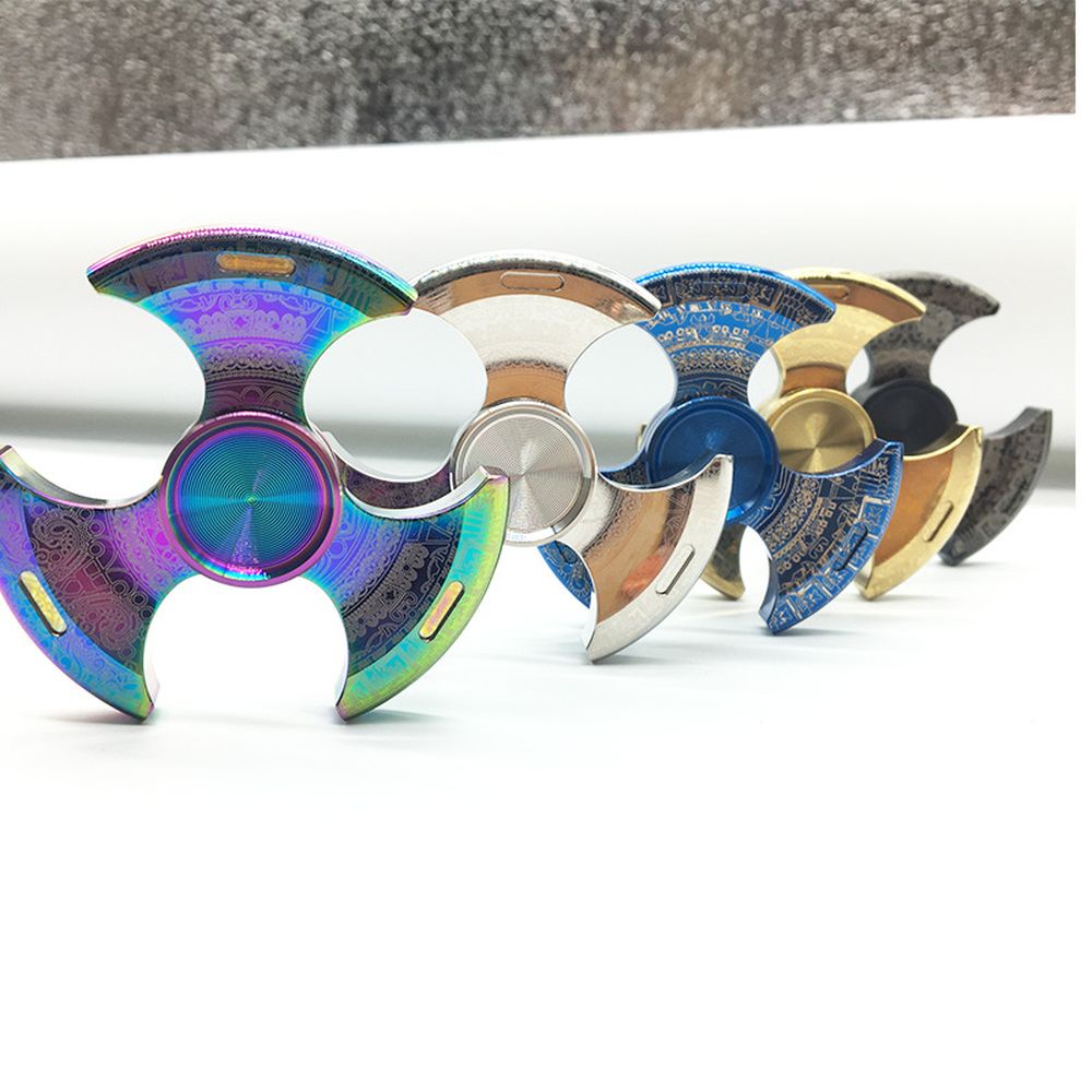 Con Quay MONSTER Stubby Spinner 3 Cánh – Stainless Steel Rainbow