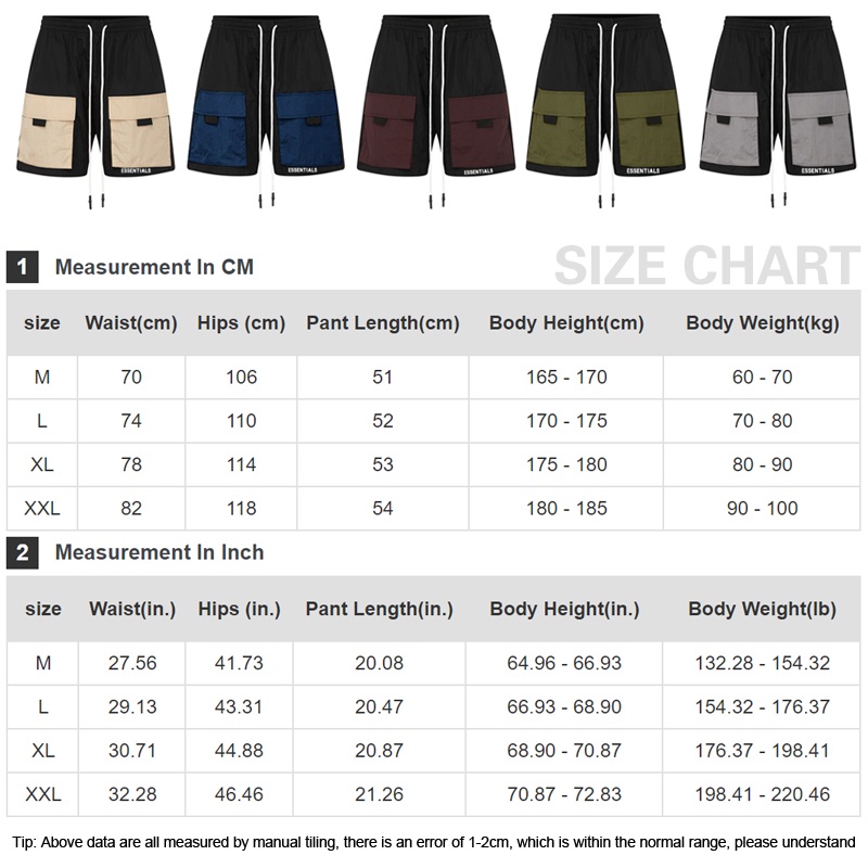 Quần Short Thể Thao Ống Rộng Phối Nhiều Túi Thời Trang Mùa Hè Cho Nam