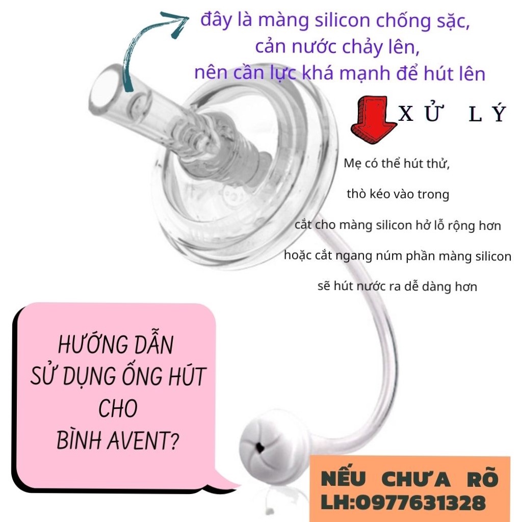 Núm tập hút bộ chuyển đổi bình Moyuum có thể biến bình sữa Moyuum thành bình tập hút chống sặc tay cầm bình