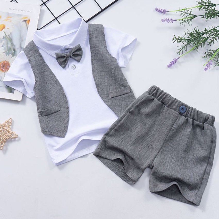 Bộ quần áo bé trai, Quần áo bé trai chất liệu vải siêu mịn, siêu mát, không quá dày, phú hợp với thời tiết mùa hè,Mã T10