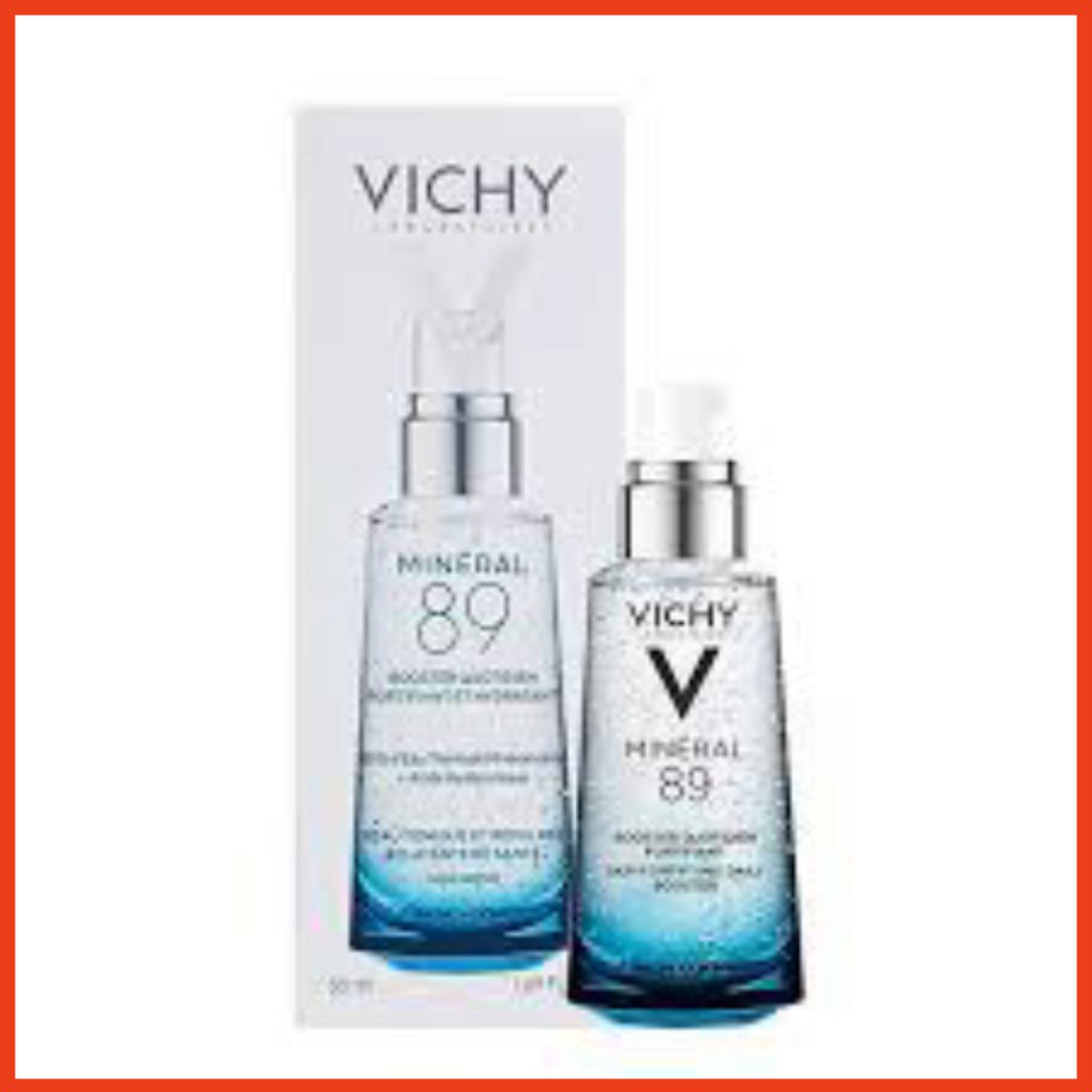 [CHÍNH HÃNG] Combo Vichy Xịt Khoáng Dưỡng Da Thermal Spring Water 50ml và Tinh Chất Khoáng Cô Đặc Vichy Mineral 89 30ml