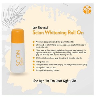 Lăn Khử Mùi Scion (mẫu mới) cho vùng nách và vùng chân