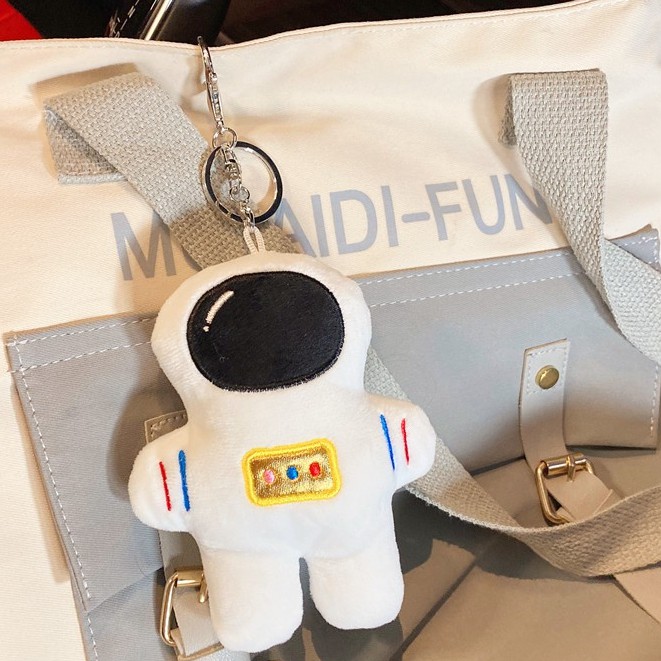 Móc Khóa Gấu Bông Phi Hành GiaTreo Áo, Balo, Túi Xách, Điện Thoại 12cm