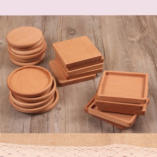 Lót cốc gỗ sồi nhỏ
