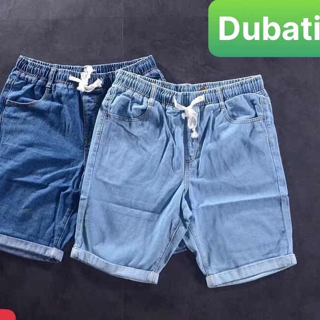 QUẦN SỌT SHORT LỬNG JEAN NAM CHẤT BÒ XANH LƯNG THUN HÀN QUỐC PHONG CÁCH SOÁI KA DB-51- DUBATI FASHION