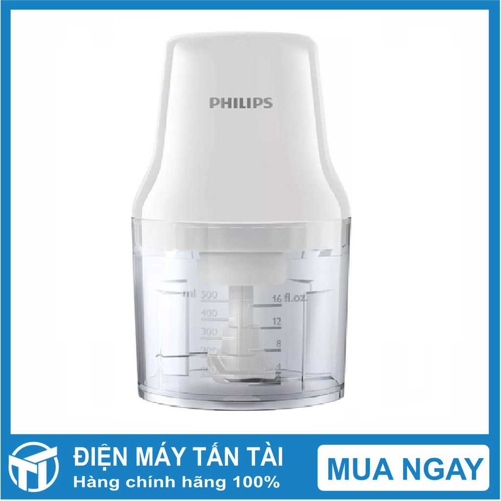 Máy xay thịt Philips HR1393 thiết kế nhỏ gọn, dễ sử dụng với nút nhấn tốc độ. giao hàng miễn phí HCM