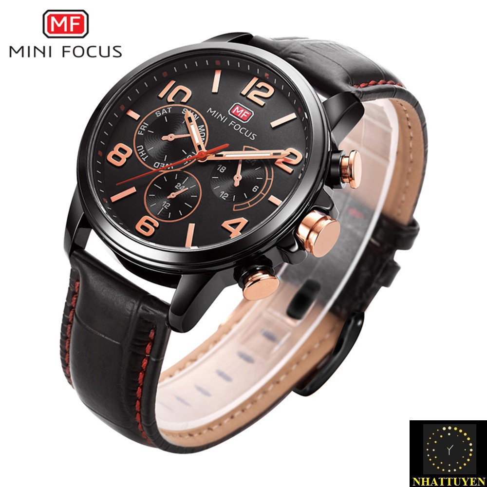 [ xả kho ] ĐỒNG HỒ NAM MINI FOCUS 0001 DÂY DA CAO CẤP, KIỂU DÁNG MỚI, ĐỘC ĐÁO