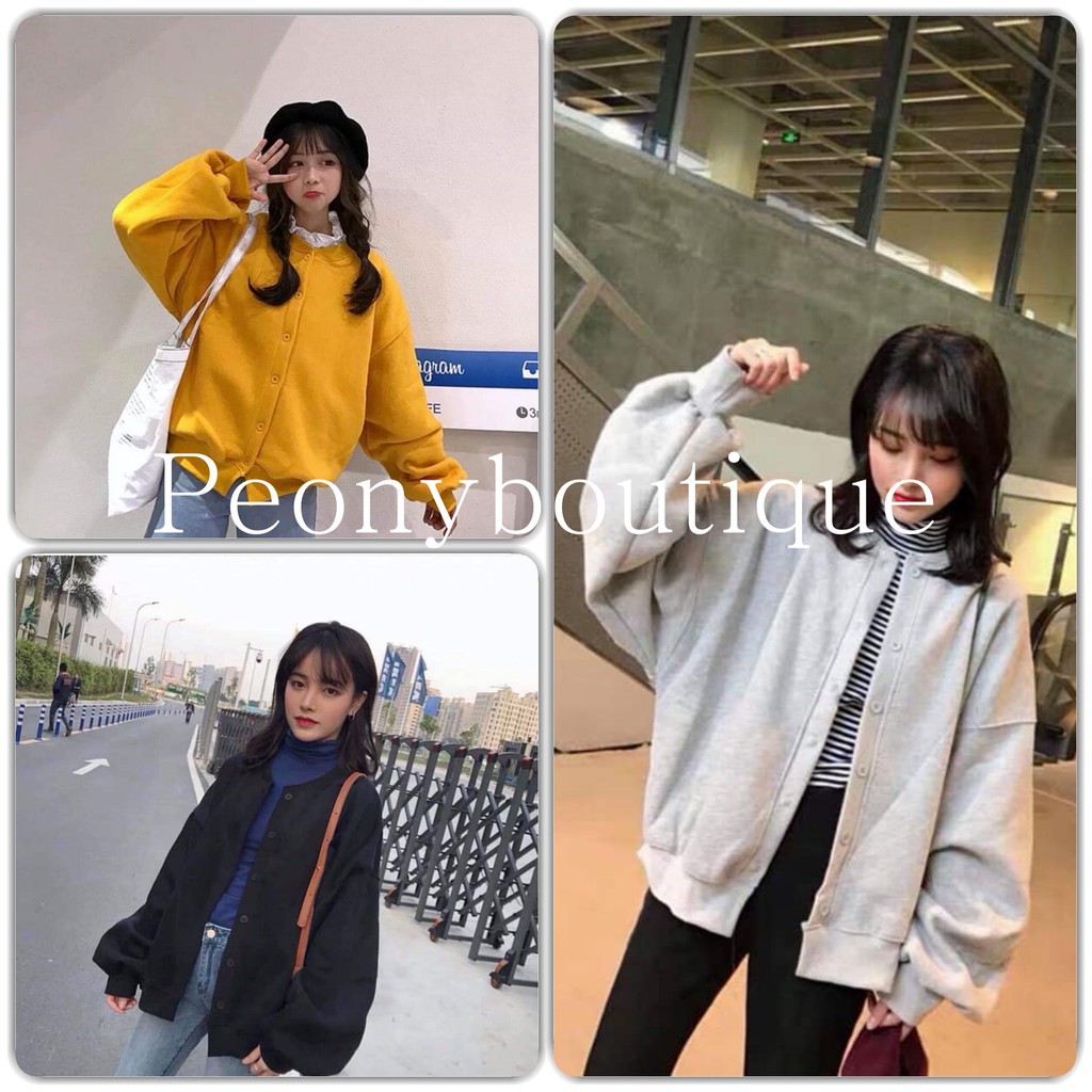  [HOT SALE] Áo cardigan bomber nữ 3 màu trẻ trung  | BigBuy360 - bigbuy360.vn