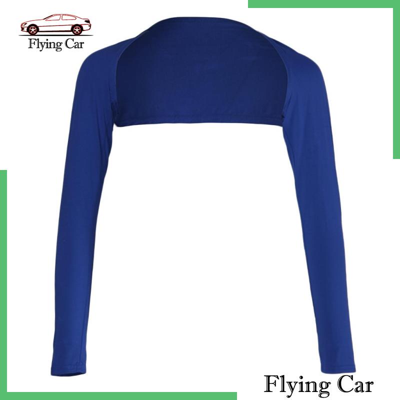 [Lzdjfmy2] Khăn Trùm Đầu Tay Dài Hở Vai Màu Trắng Trơn Co Giãn Phong Cách Ramadan