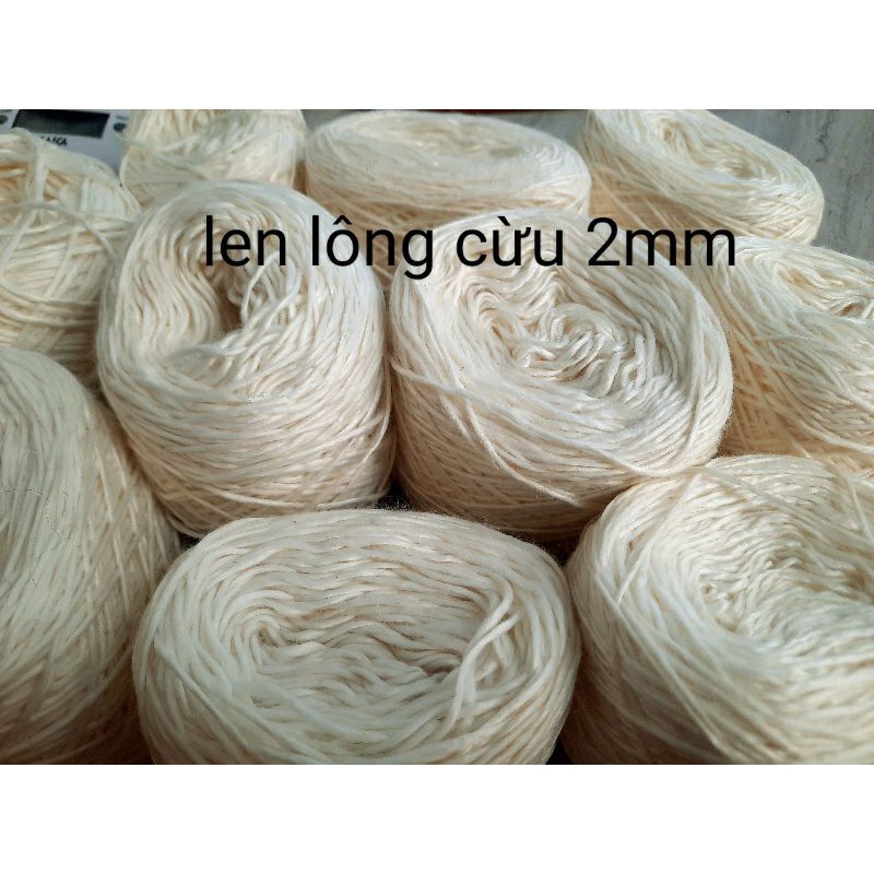 (new 22/9) Cuộn len lông cừu Hàn 2.0mm mềm mịn, ấm