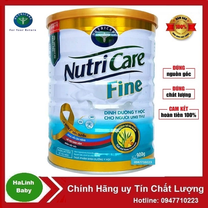 Sữa Nutricare Fine 900g [Dành cho người ung thư].