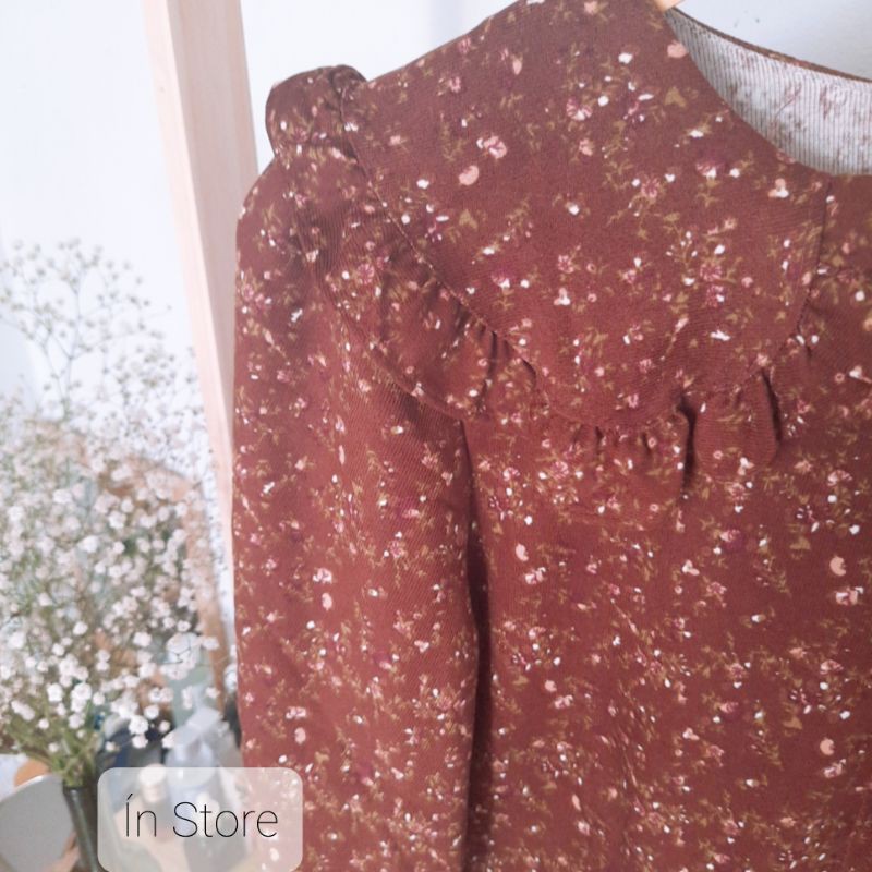 [Ảnh thật từ shop] Đầm vintage đi Đà Lạt hoa nhí , đầm vintage nhí, đầm vintage dáng dài | BigBuy360 - bigbuy360.vn