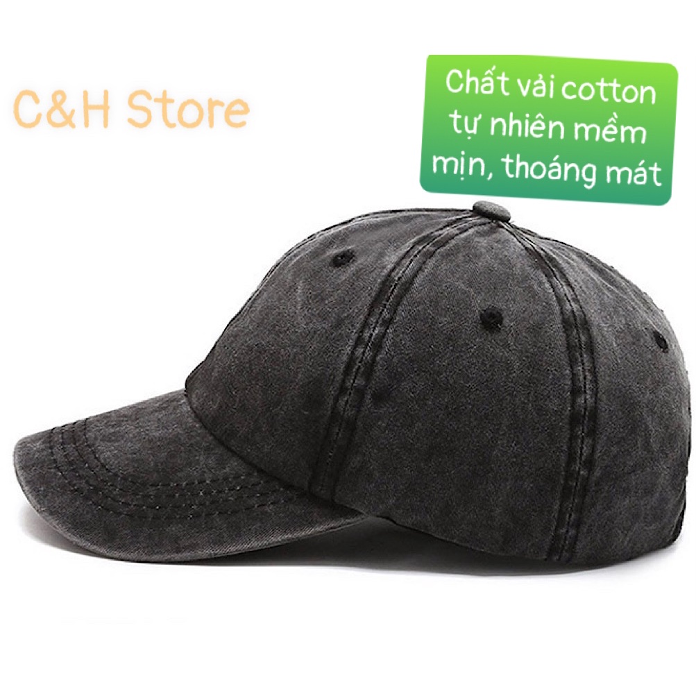 Mũ lưỡi trai trơn, nón kết nam nữ form unisex phong cách ulzzzang Hàn Quốc cá tính năng động vải cotton NK1
