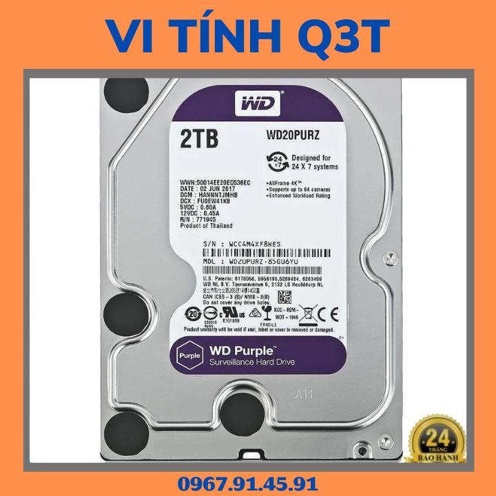 Ổ Cứng hdd 1T , 2T, 3T, 4T, Ổ cứng WD  Bảo Hành 2 năm