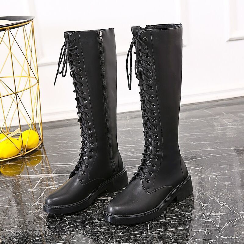 ORDER - Giày Boot da nữ Martin chiến binh cổ cao 2 mẫu ( Có ảnh thật ) | BigBuy360 - bigbuy360.vn